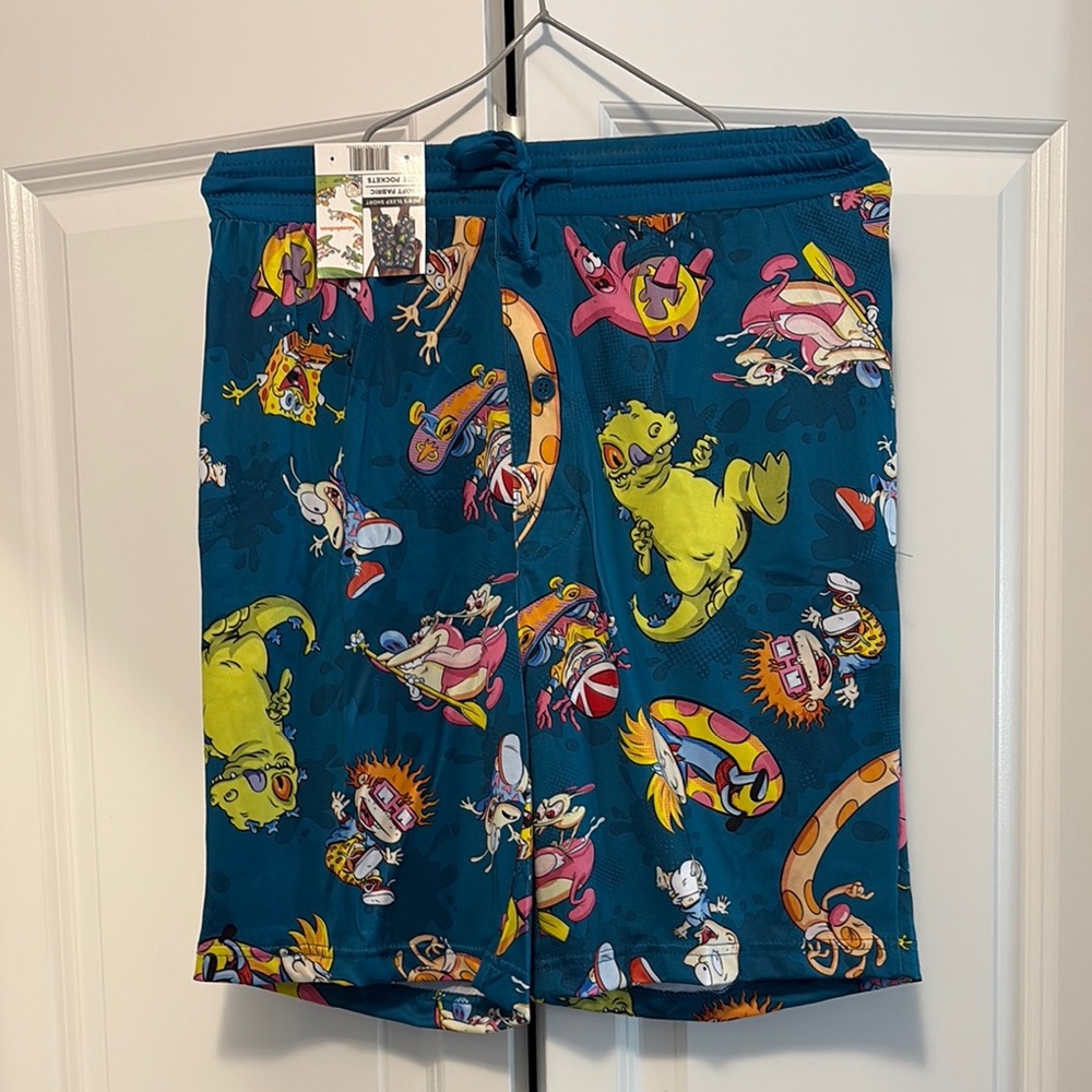 Nickelodeon Rugrats Men's Blue Shorts